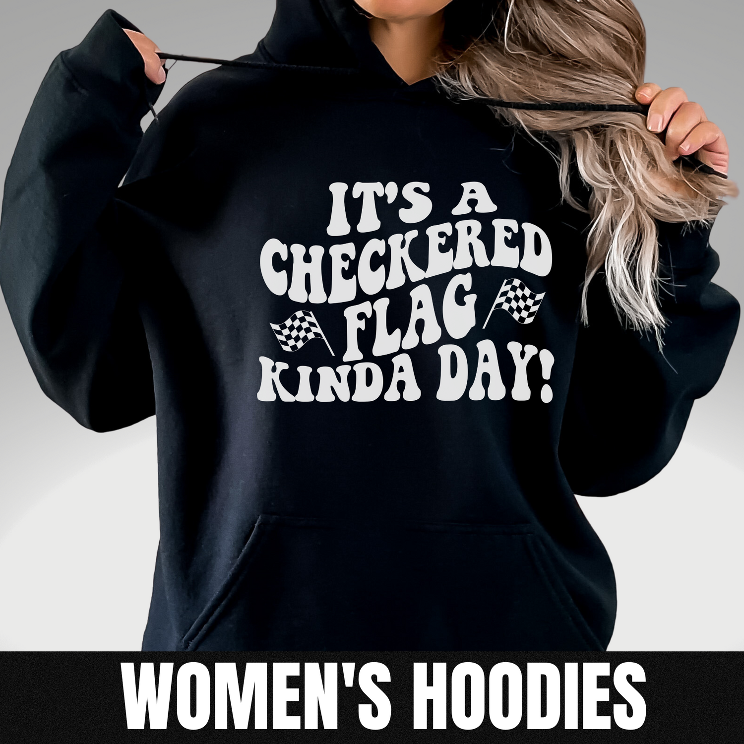 Women's Dirt Track Racing Hoodies, Dirt Car Racing Hooded Sweatshirts,