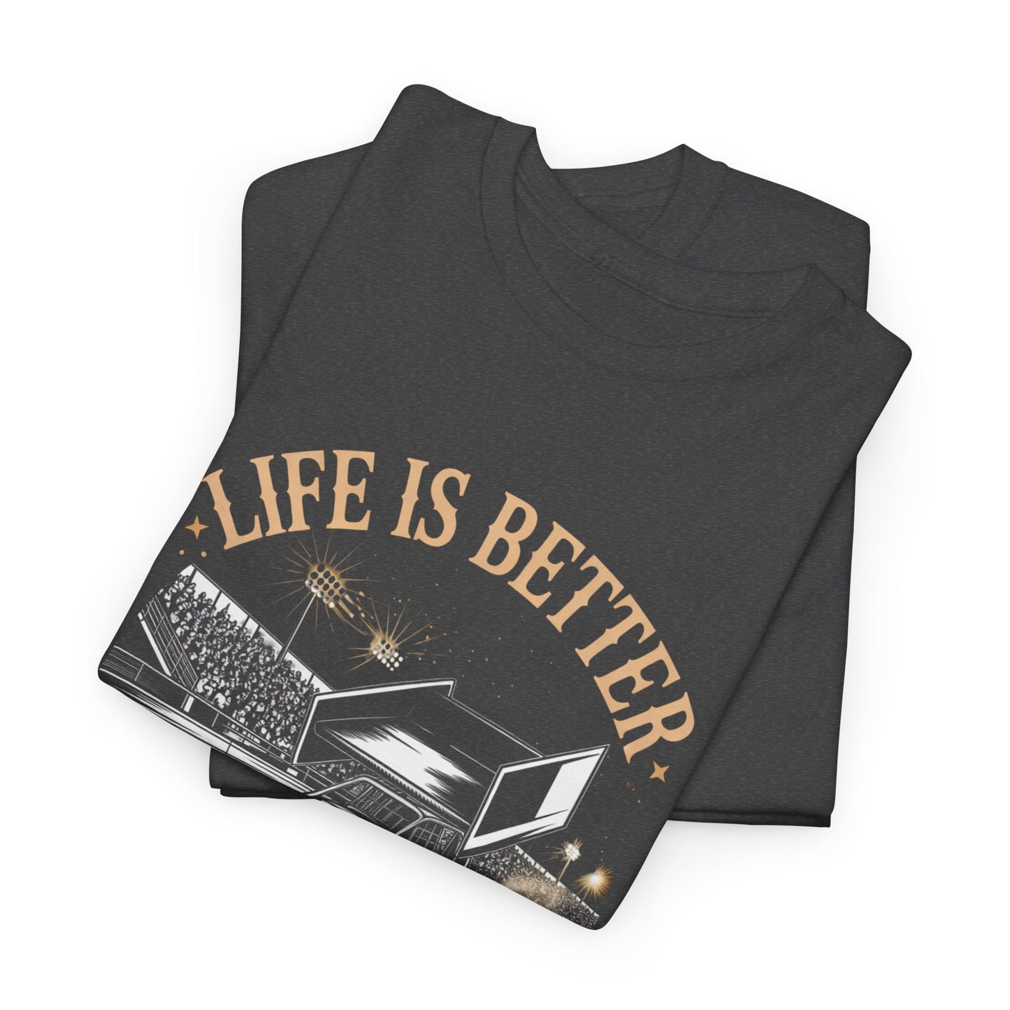 Sprint Car Racing Tee, Life is Better at a Dirt Track T-Shirt, Gift for Race Fans, Motorsports Apparel