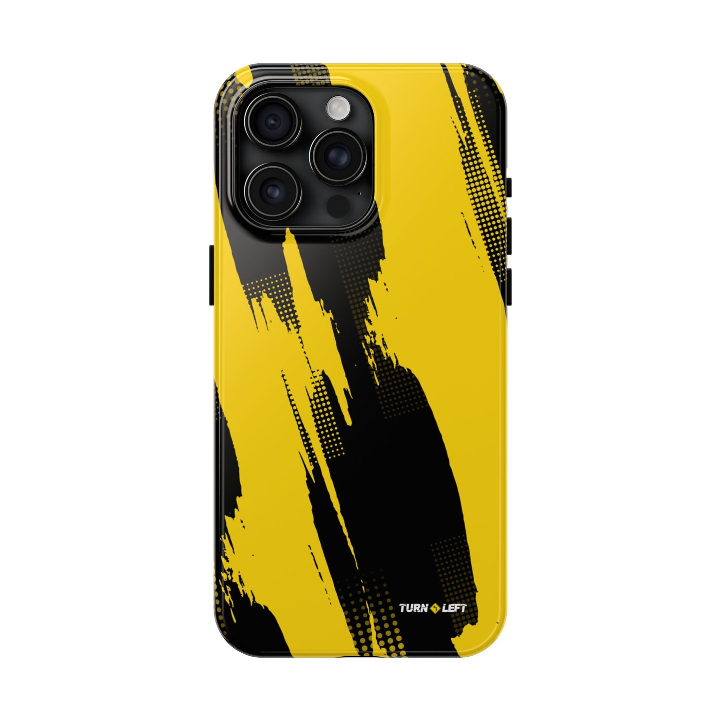 Racing Graphic Yellow Black Tough Phone Cases
