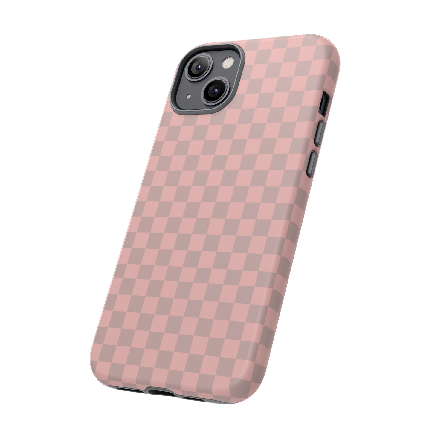 Pink Tan Checkerboard Checkered IPhone Tough Case