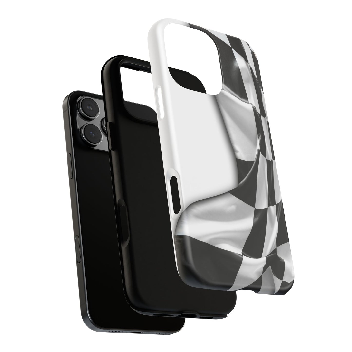 Racing Flag IPhone Case, Checkered Design Race Fans Tough Case