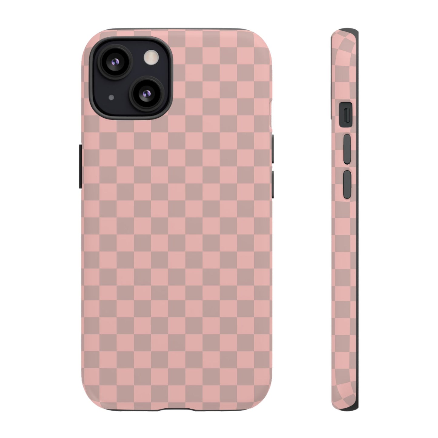Pink Tan Checkerboard Checkered IPhone Tough Case