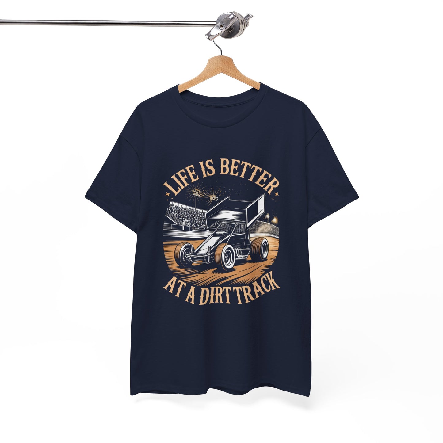 Sprint Car Racing Tee, Life is Better at a Dirt Track T-Shirt, Gift for Race Fans, Motorsports Apparel
