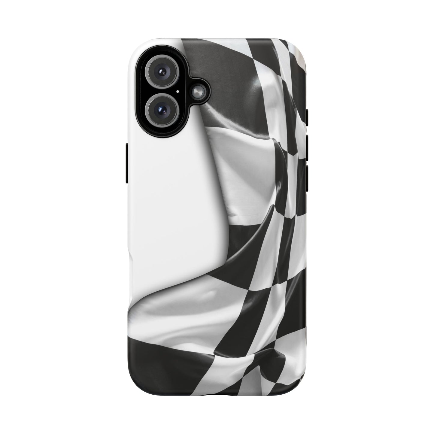 Racing Flag IPhone Case, Checkered Design Race Fans Tough Case