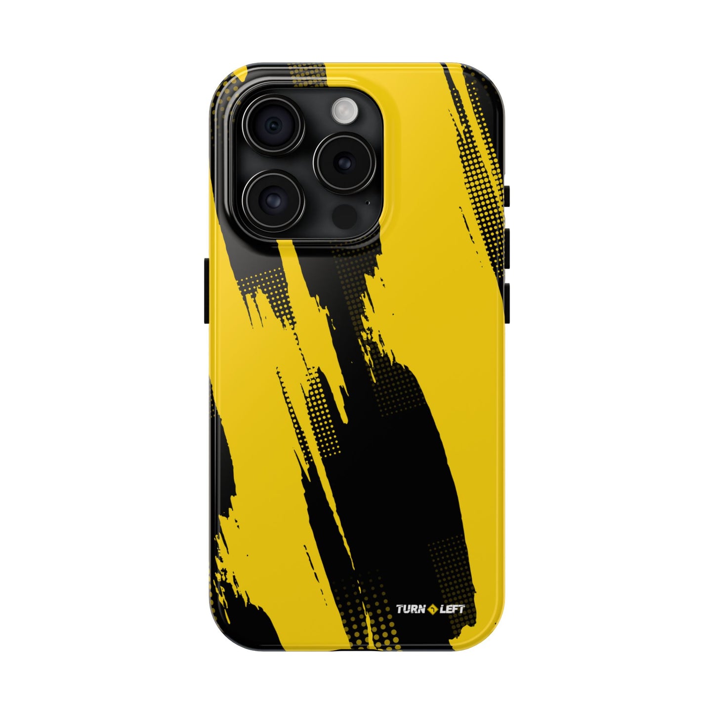 Racing Graphic Yellow Black Tough Phone Cases