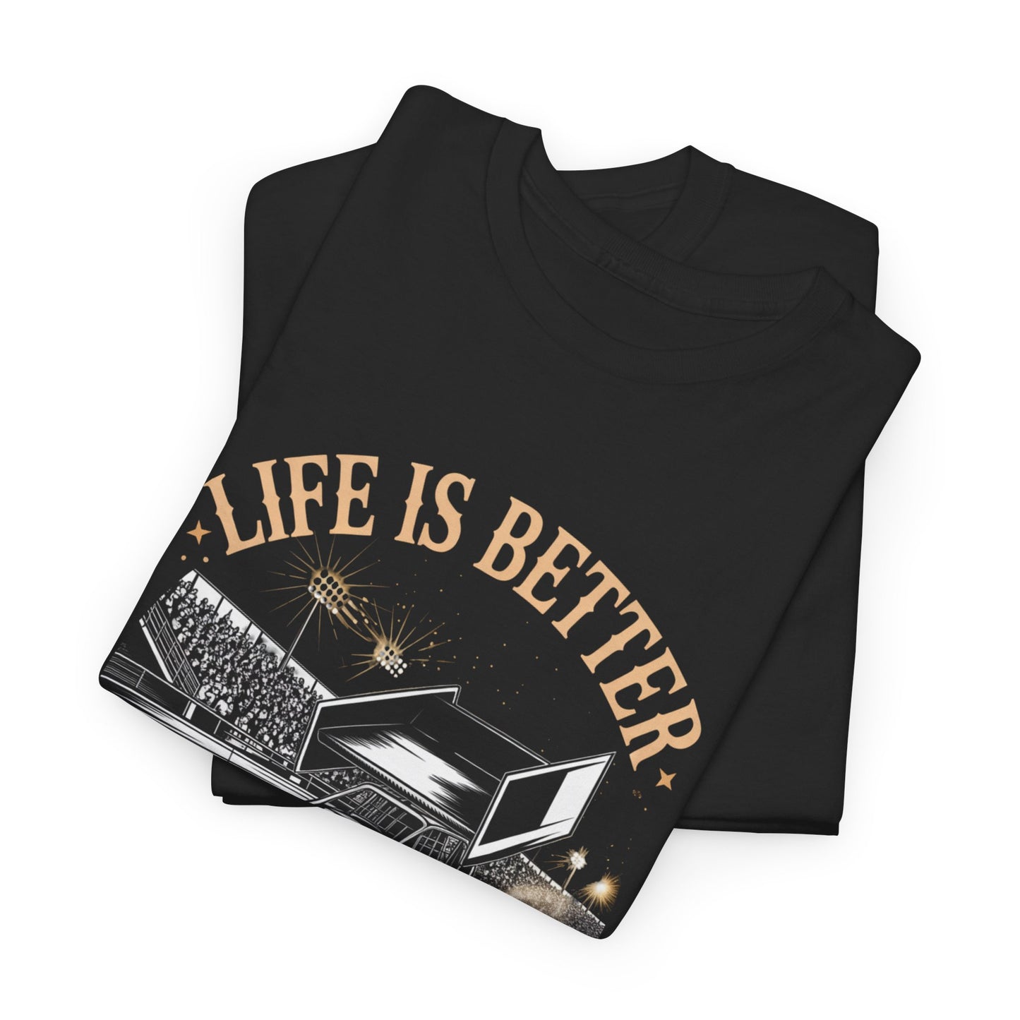 Sprint Car Racing Tee, Life is Better at a Dirt Track T-Shirt, Gift for Race Fans, Motorsports Apparel