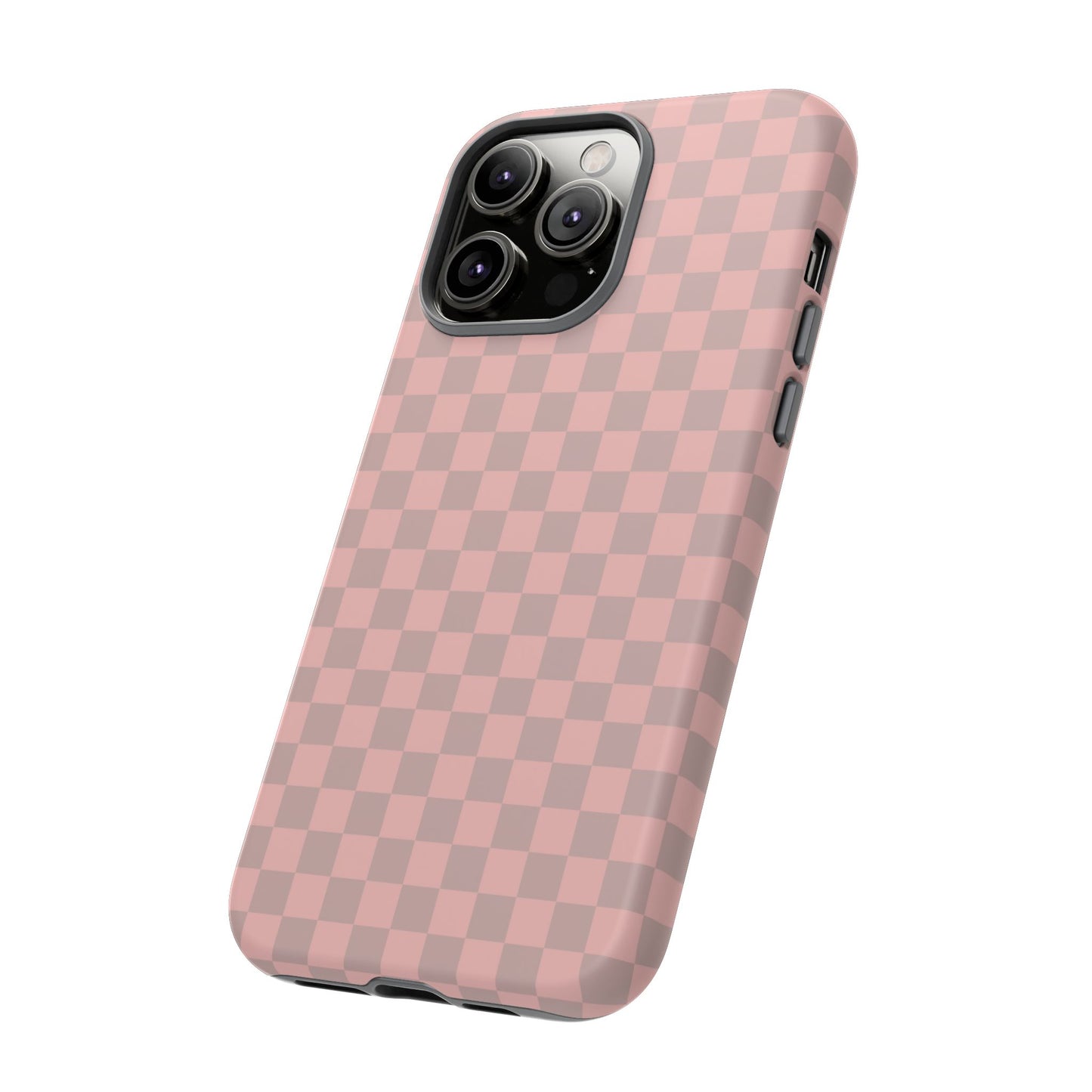 Pink Tan Checkerboard Checkered IPhone Tough Case