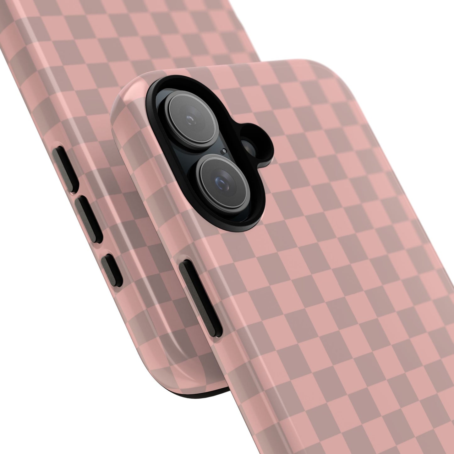 Pink Tan Checkerboard Checkered IPhone Tough Case