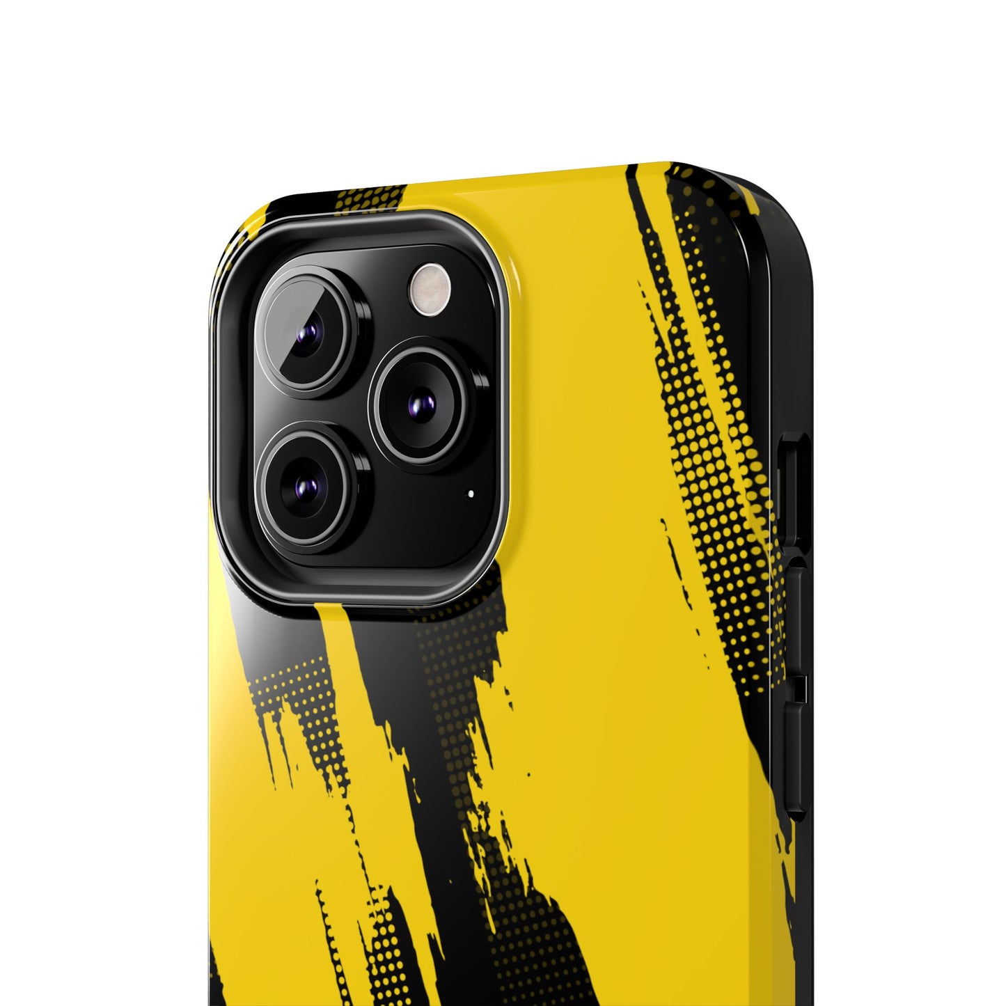 Racing Graphic Yellow Black Tough Phone Cases