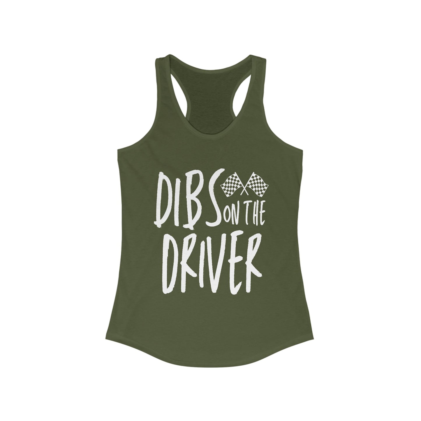 Dib's On The Driver Racerback Tank Top