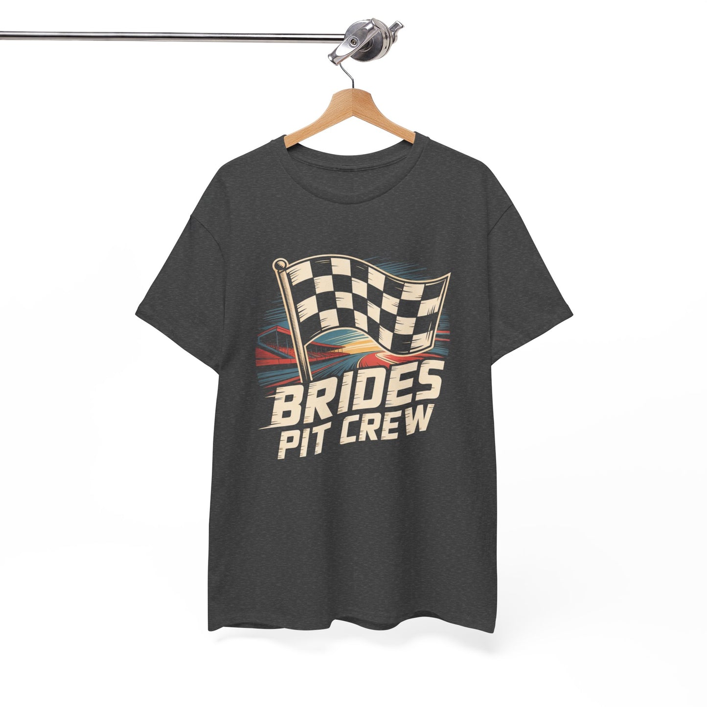Racing Bride Tee, Brides Pit Crew T=Shirt, Wedding Shirt, Motorsport Gift, Unique Bridal Tee, Fun Bachelorette Outfit