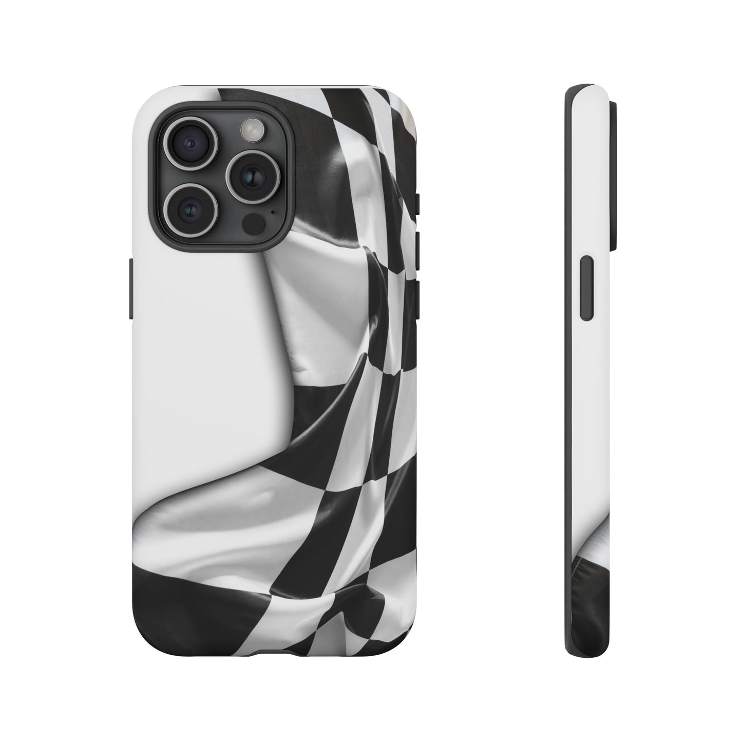 Racing Flag IPhone Case, Checkered Design Race Fans Tough Case