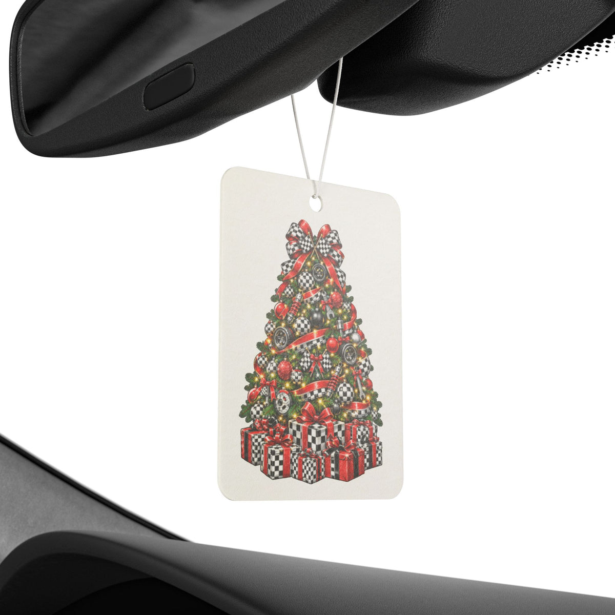 Racing Christmas Tree Car Air Freshener