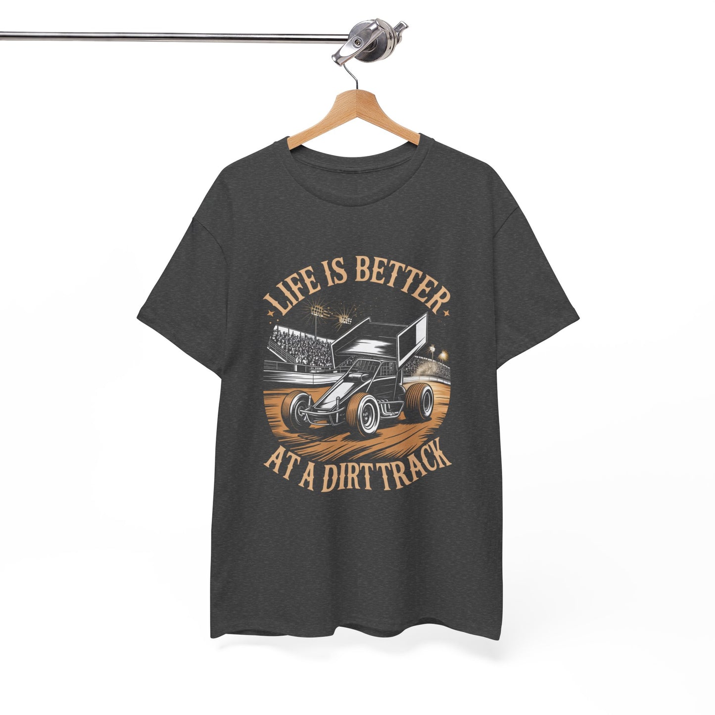 Sprint Car Racing Tee, Life is Better at a Dirt Track T-Shirt, Gift for Race Fans, Motorsports Apparel