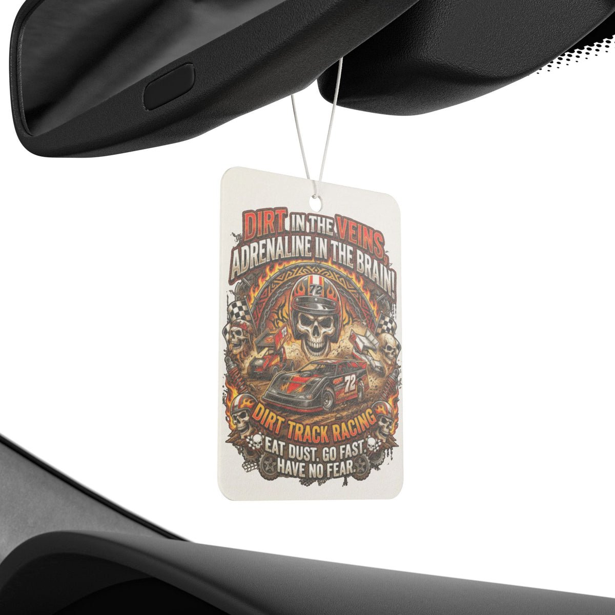 Dirt Track Racing Car Air Freshener – Adrenaline Racing Gift