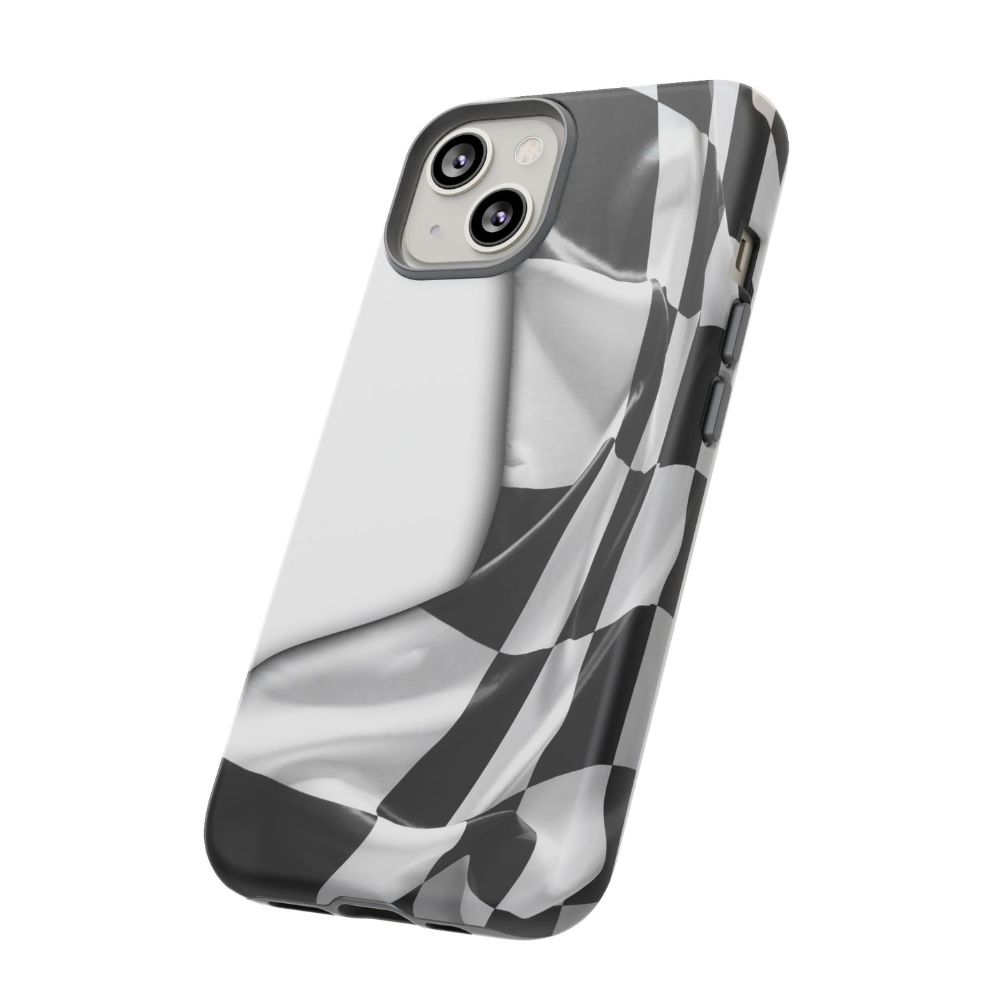 Racing Flag IPhone Case, Checkered Design Race Fans Tough Case