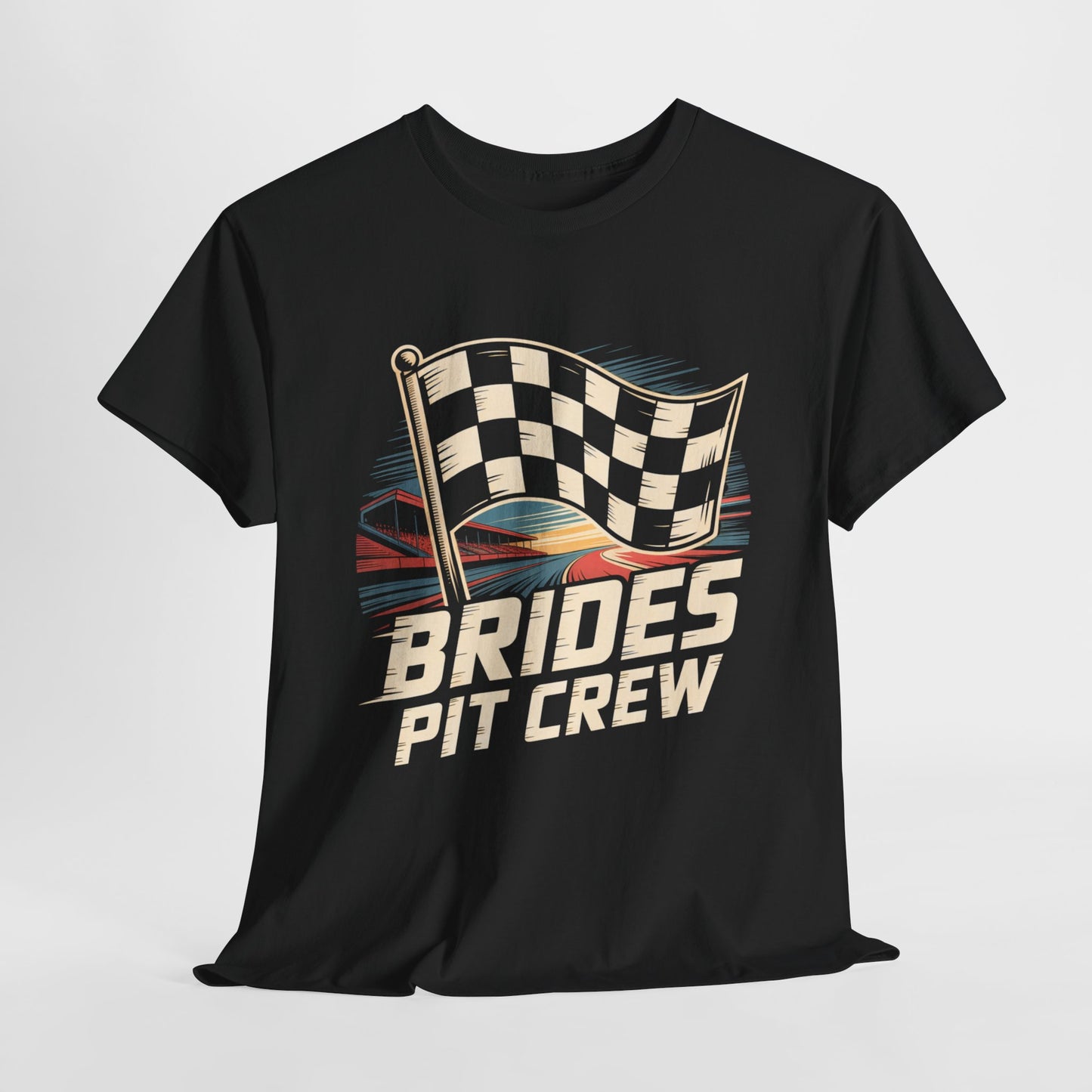 Racing Bride Tee, Brides Pit Crew T=Shirt, Wedding Shirt, Motorsport Gift, Unique Bridal Tee, Fun Bachelorette Outfit