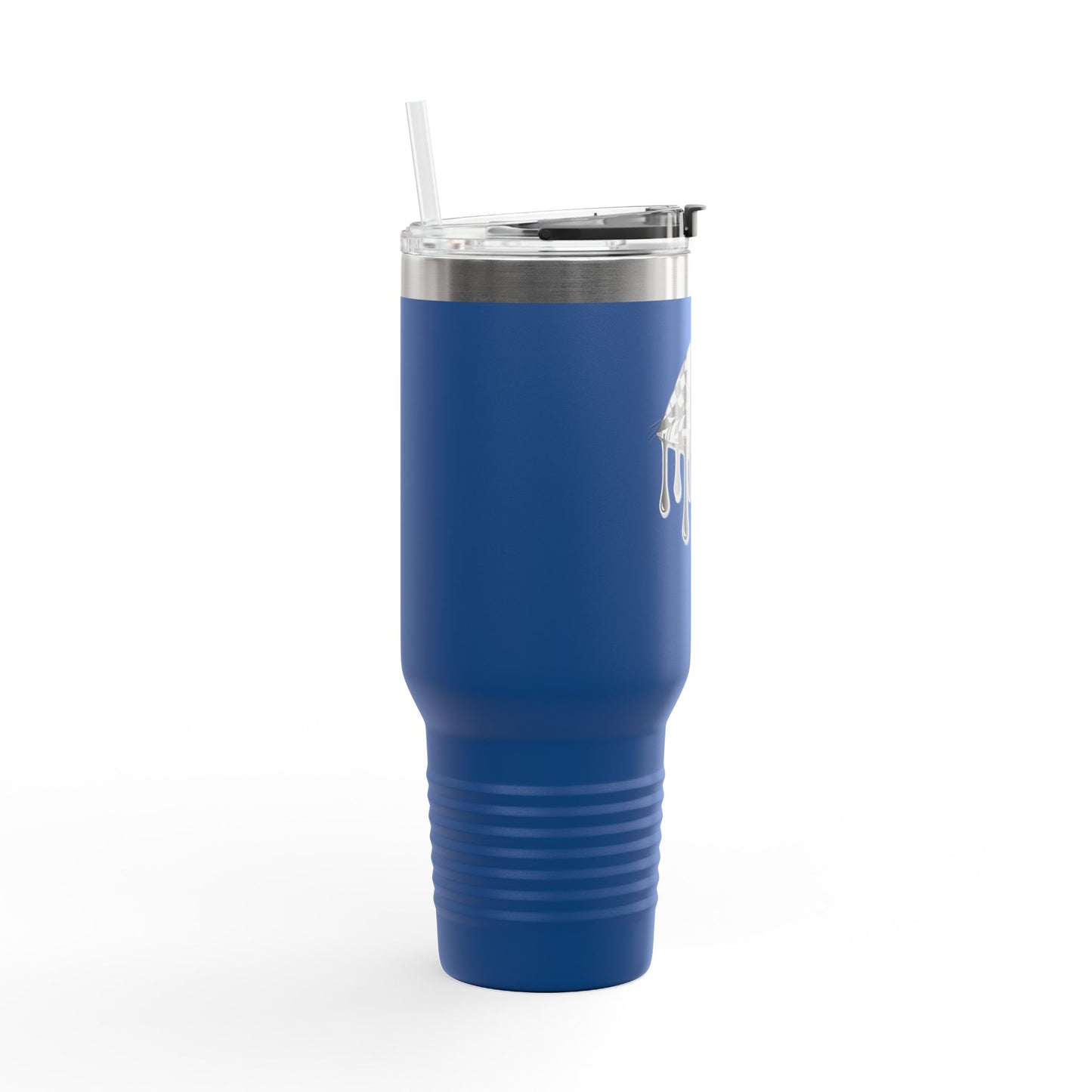 Stylish Insulated Travel Mug, with Dripping Lip Design, Perfect for Coffee Lovers, Gift for Holidays, 40oz, Reusable Tumbler