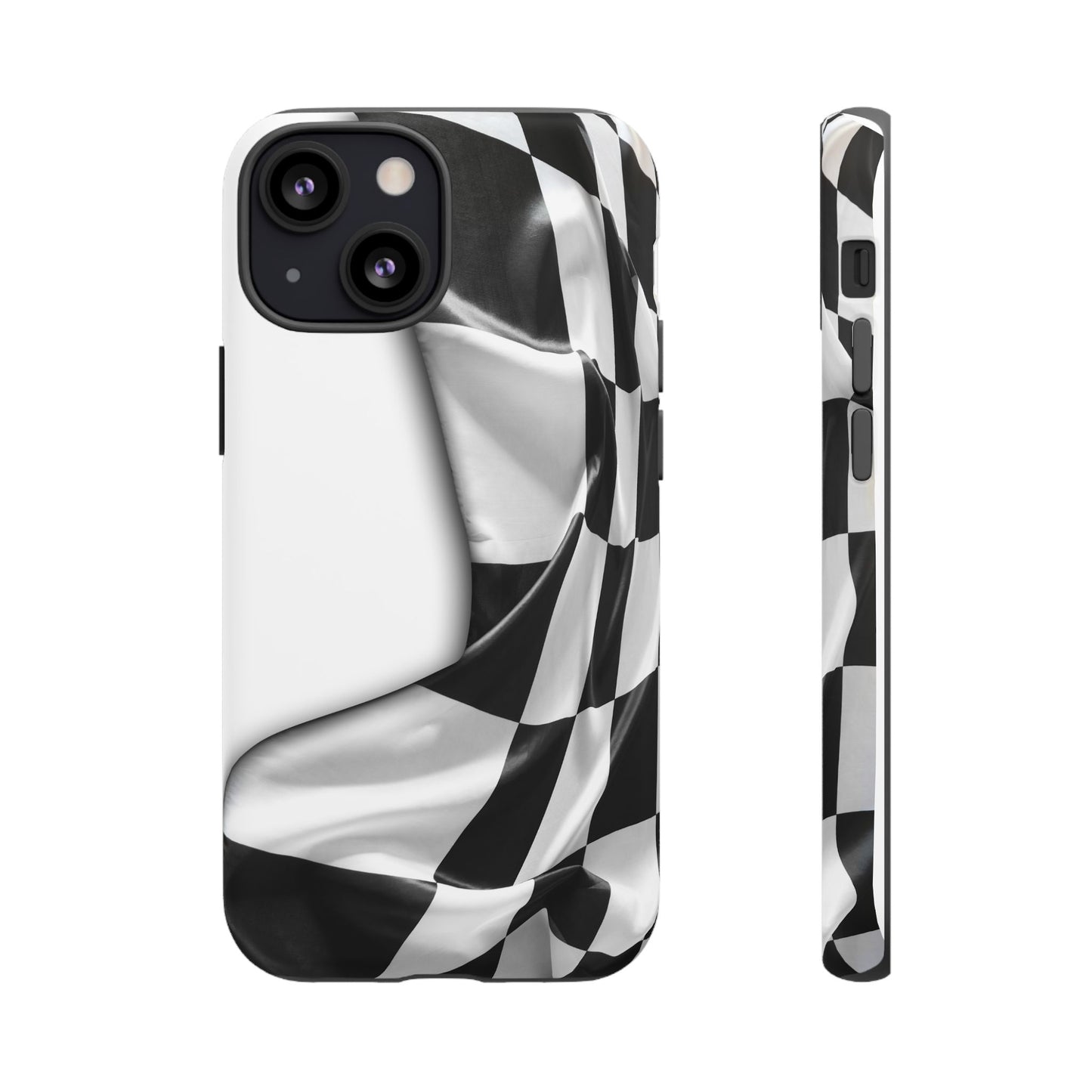 Racing Flag IPhone Case, Checkered Design Race Fans Tough Case