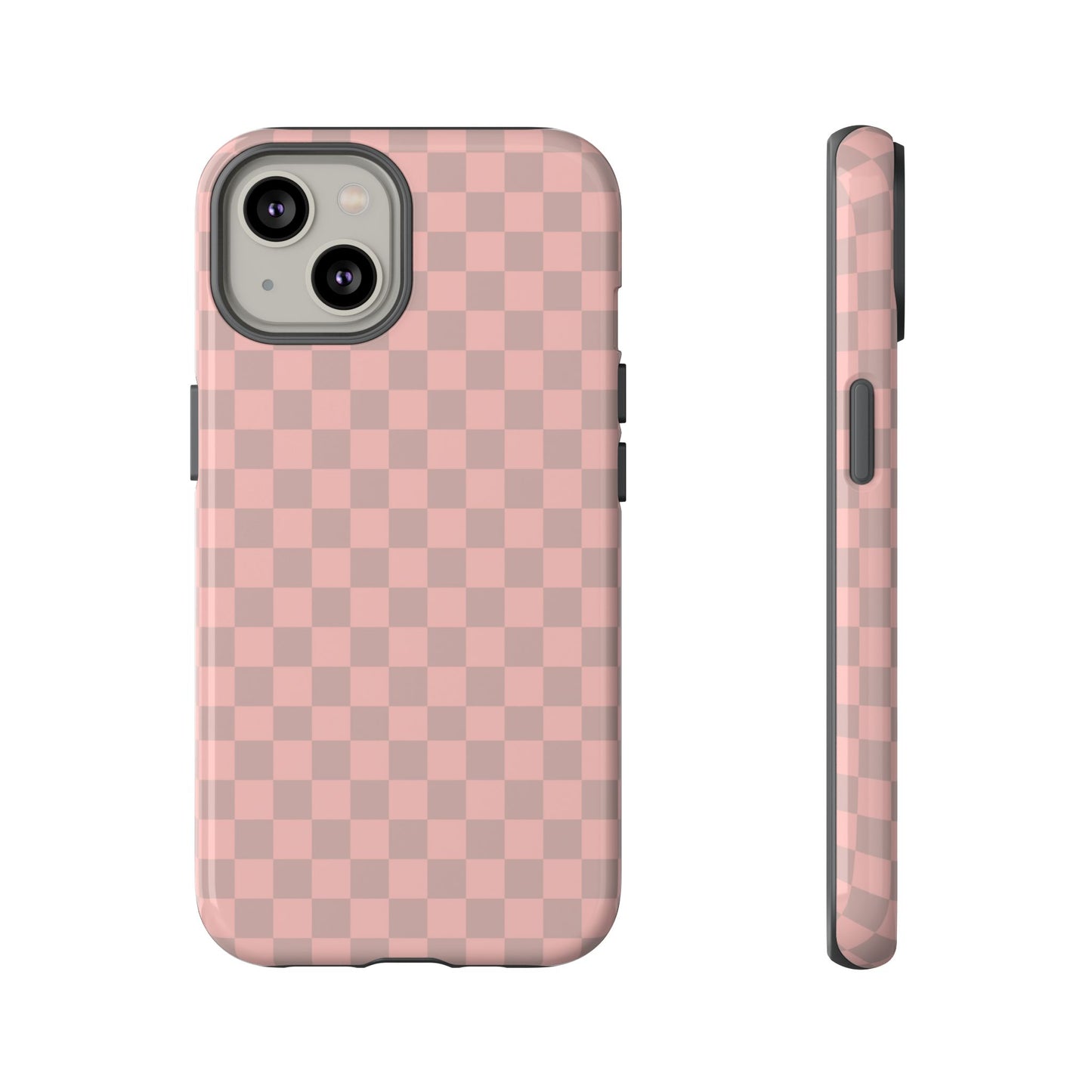 Pink Tan Checkerboard Checkered IPhone Tough Case