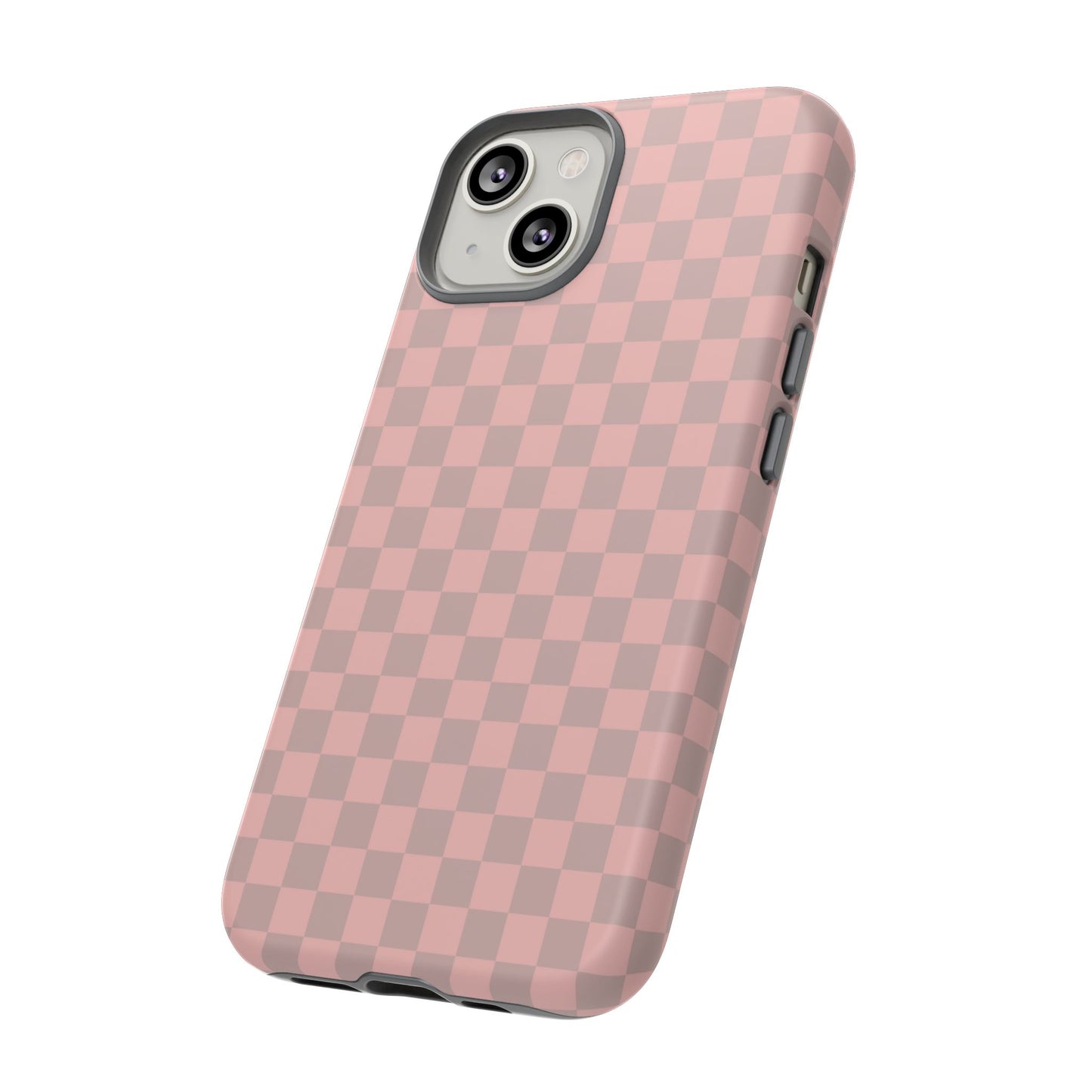 Pink Tan Checkerboard Checkered IPhone Tough Case