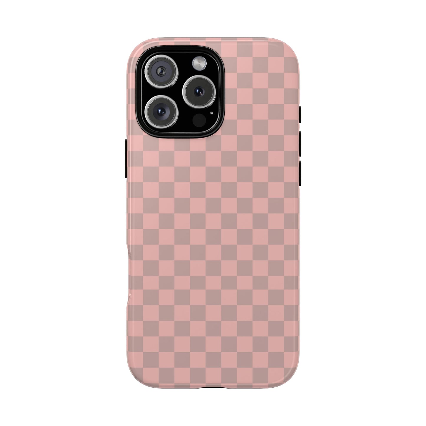 Pink Tan Checkerboard Checkered IPhone Tough Case