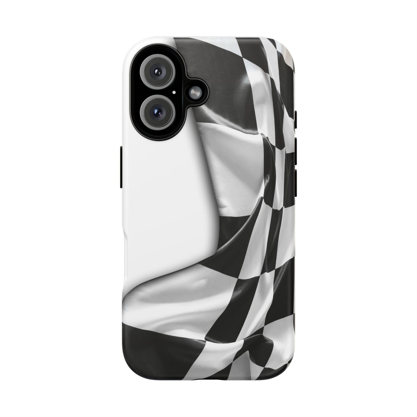 Racing Flag IPhone Case, Checkered Design Race Fans Tough Case