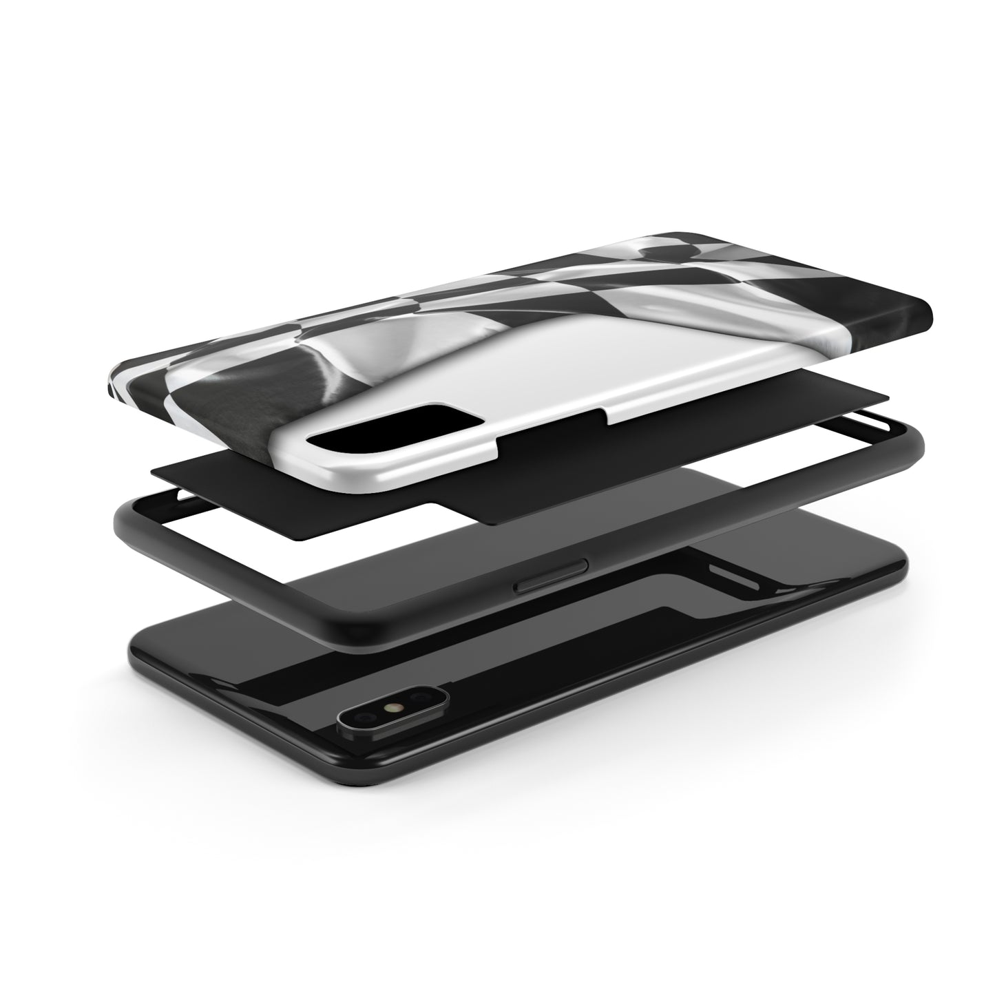 Checkered Flag Graphic Tough Phone Cases