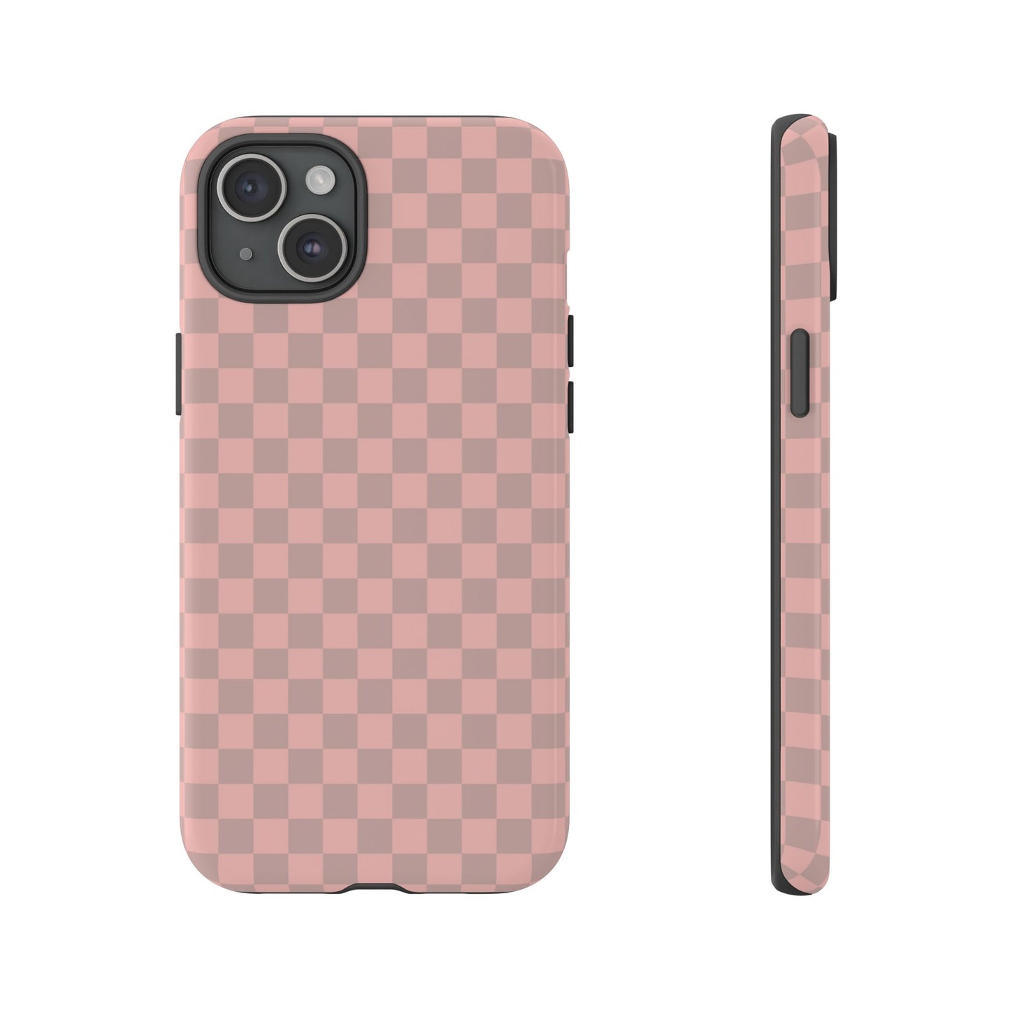 Pink Tan Checkerboard Checkered IPhone Tough Case