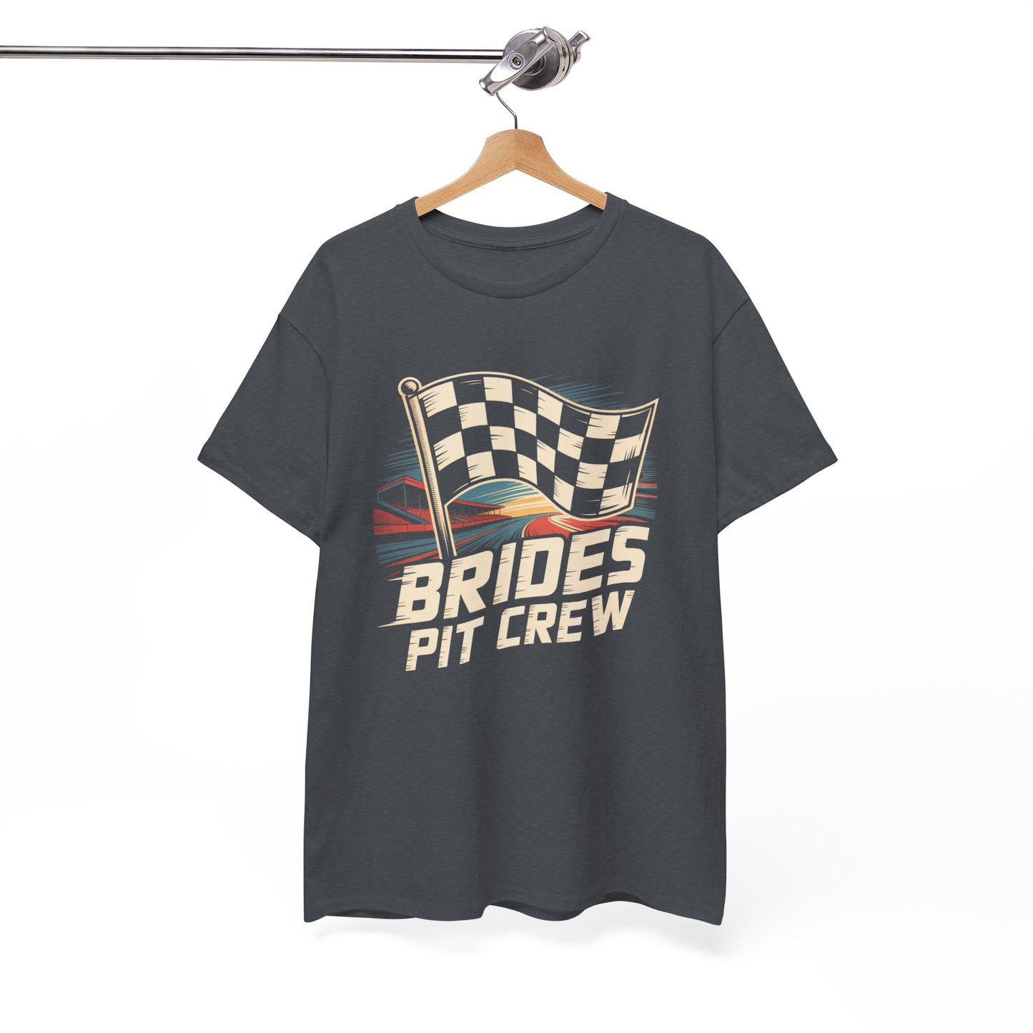 Racing Bride Tee, Brides Pit Crew T=Shirt, Wedding Shirt, Motorsport Gift, Unique Bridal Tee, Fun Bachelorette Outfit