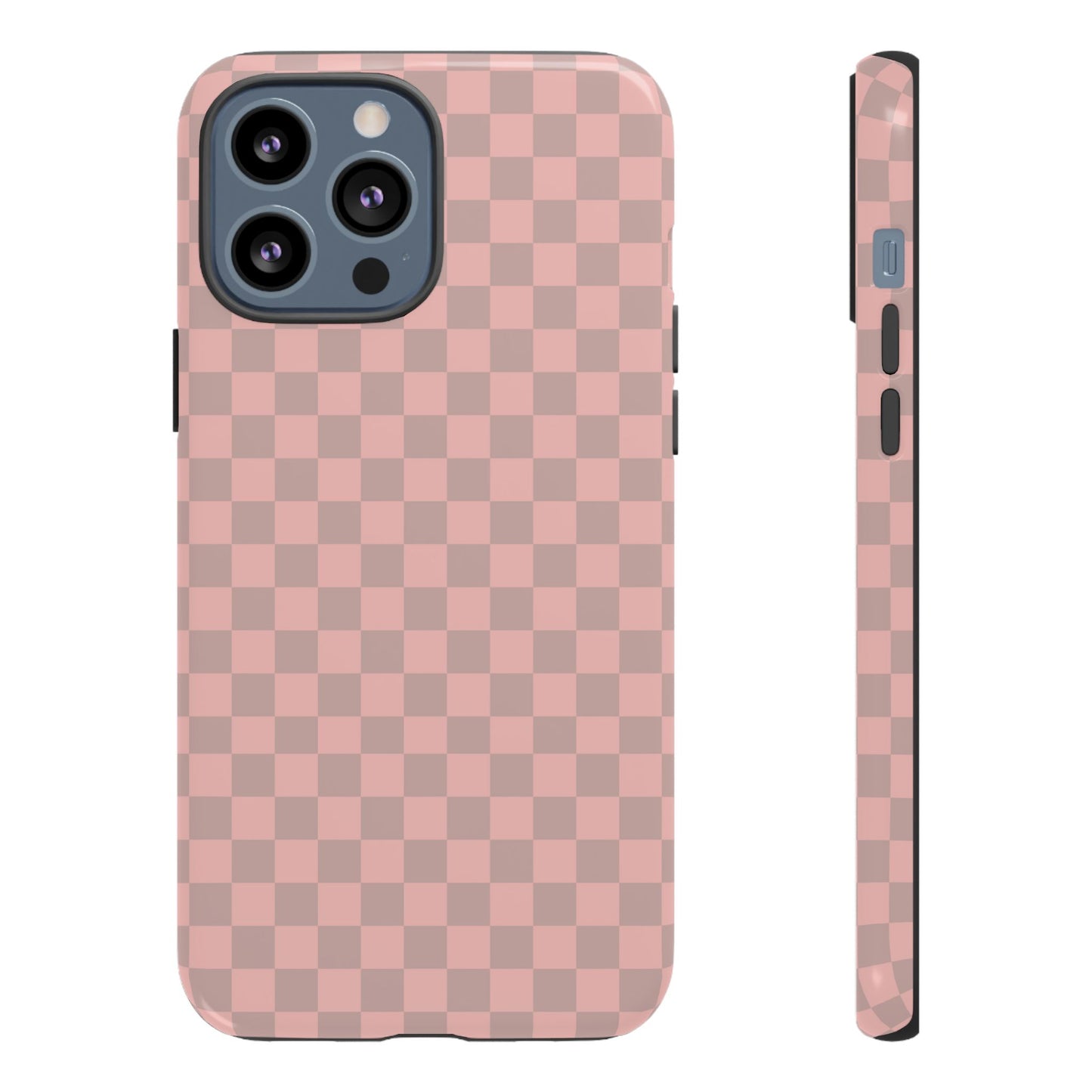 Pink Tan Checkerboard Checkered IPhone Tough Case