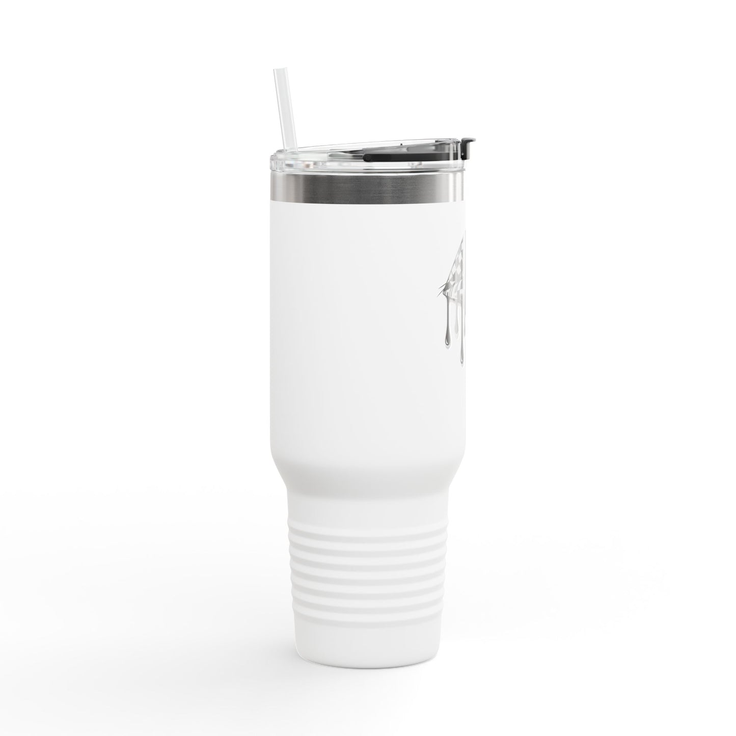 Stylish Insulated Travel Mug, with Dripping Lip Design, Perfect for Coffee Lovers, Gift for Holidays, 40oz, Reusable Tumbler