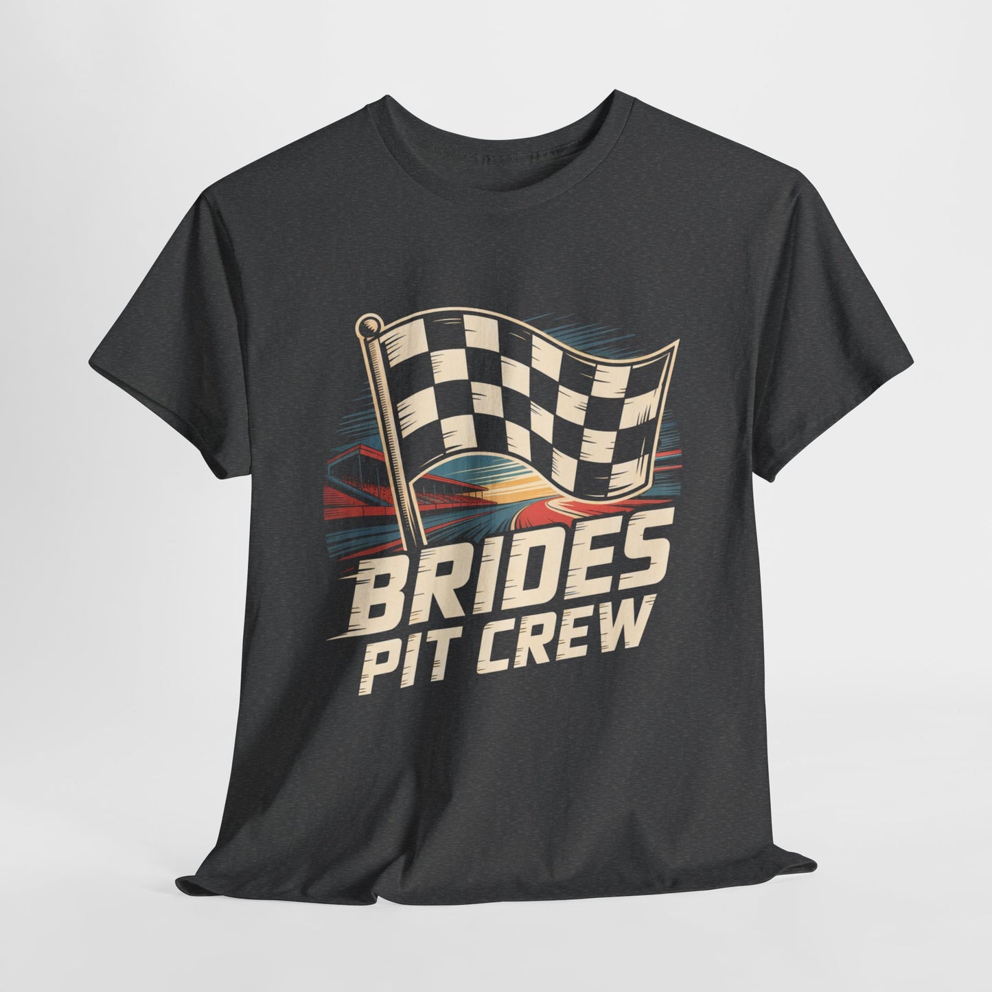 Racing Bride Tee, Brides Pit Crew T=Shirt, Wedding Shirt, Motorsport Gift, Unique Bridal Tee, Fun Bachelorette Outfit