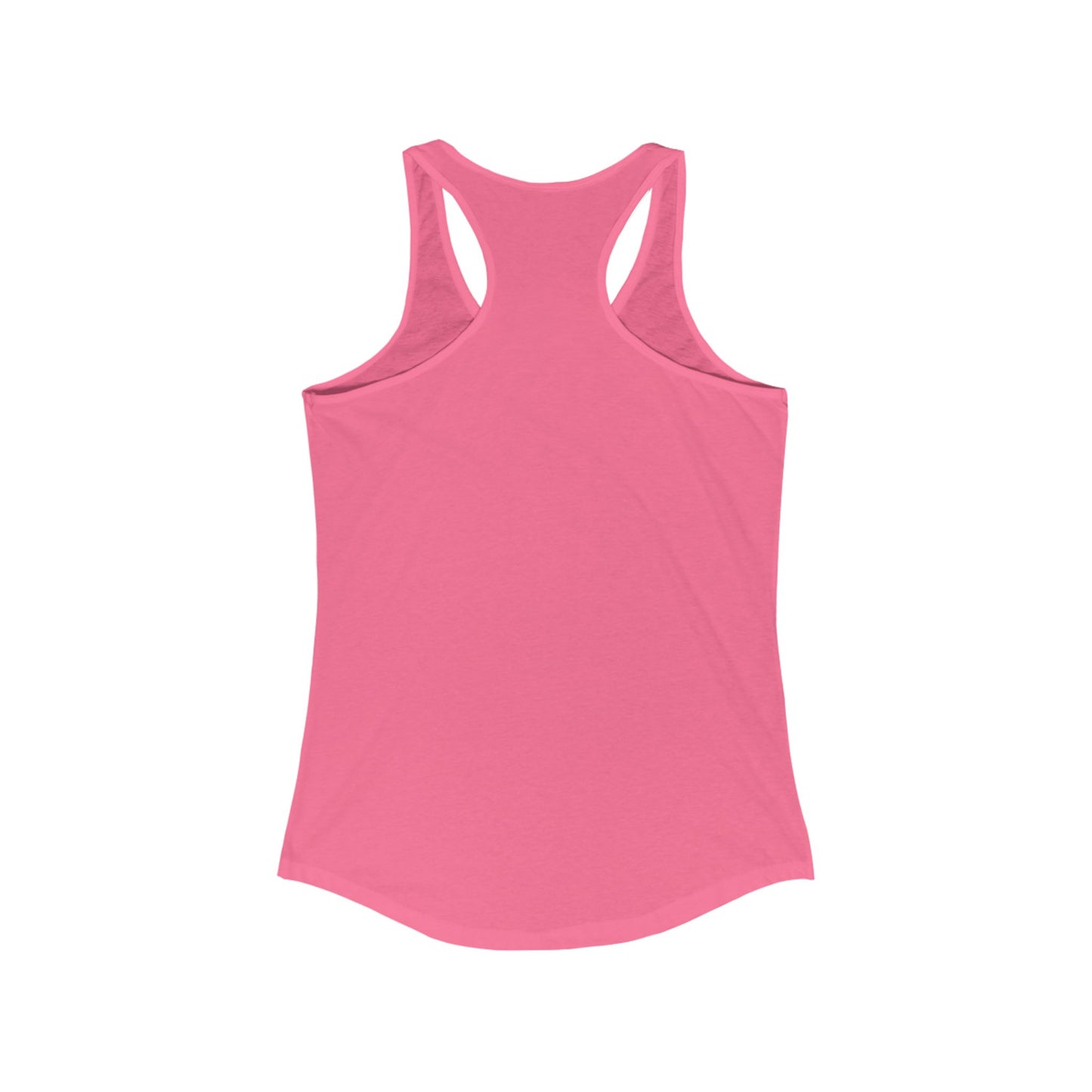 Racerback Tank Checkered Flag Bows and Hearts Women's Ideal Tank Top