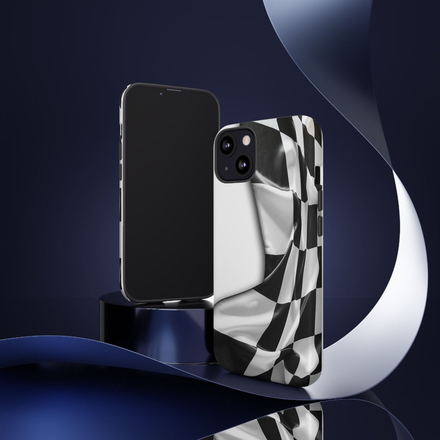Racing Flag IPhone Case, Checkered Design Race Fans Tough Case