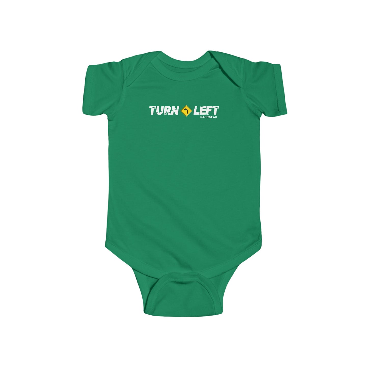 Turn Left Racewear LOGO Infant Fine Jersey Bodysuit