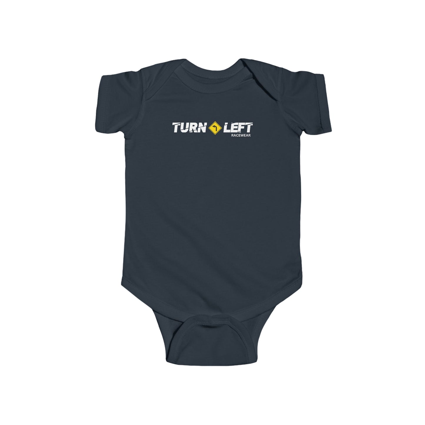 Turn Left Racewear LOGO Infant Fine Jersey Bodysuit