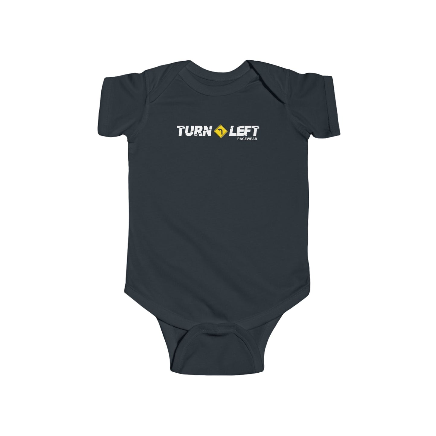 Turn Left Racewear LOGO Infant Fine Jersey Bodysuit