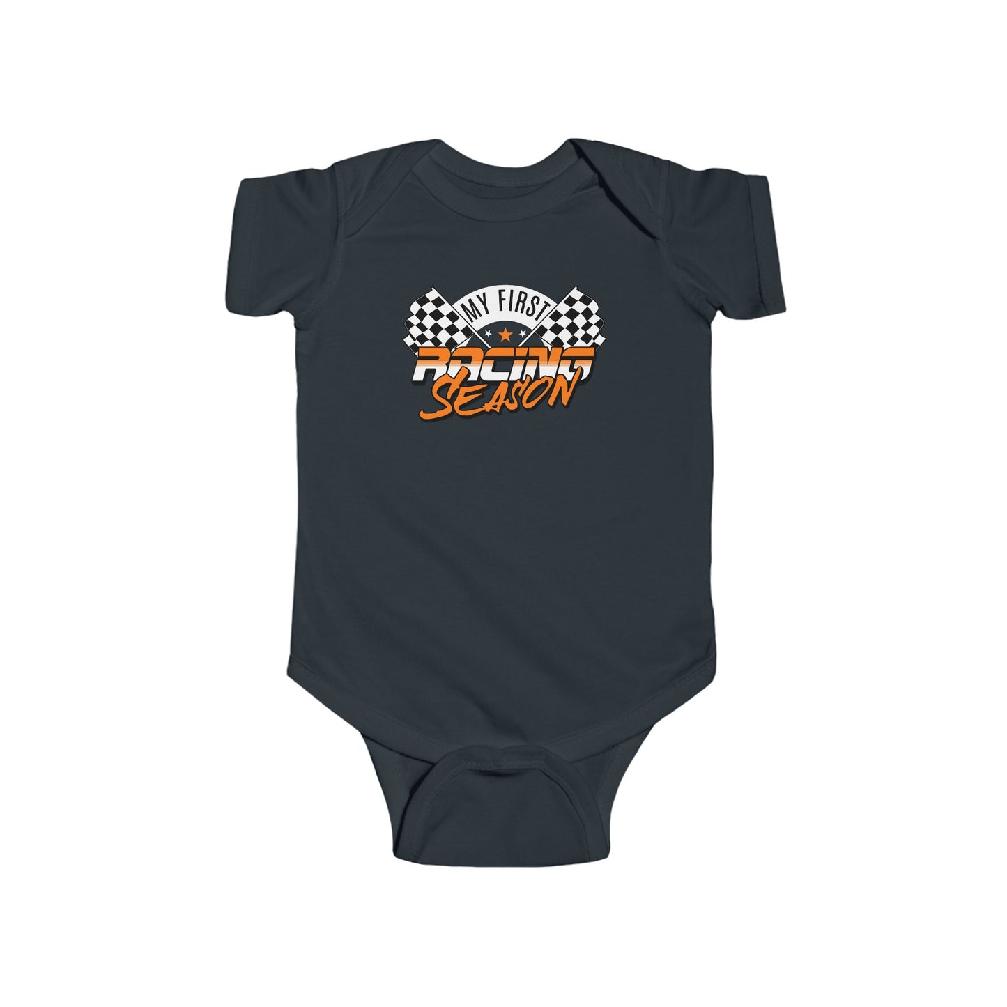 My First Racing Season Infant Jersey Bodysuit