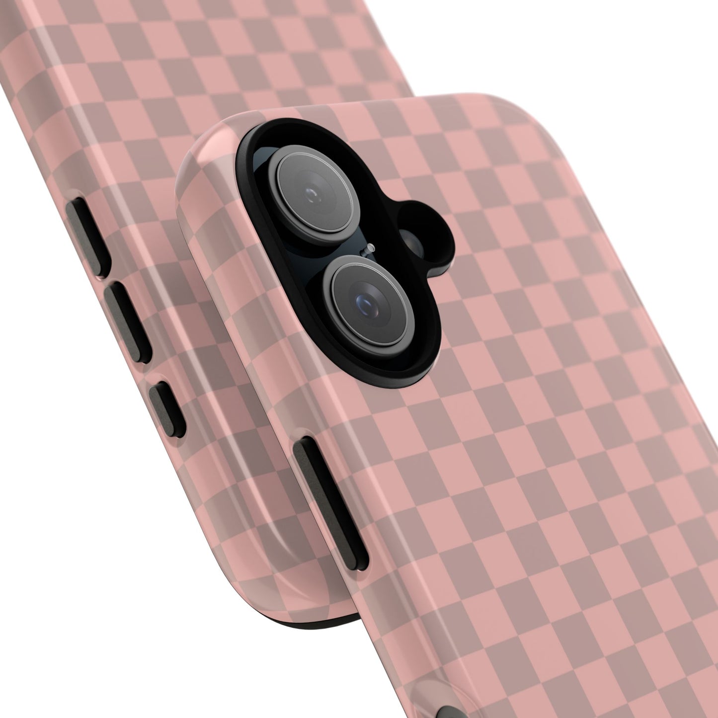Pink Tan Checkerboard Checkered IPhone Tough Case