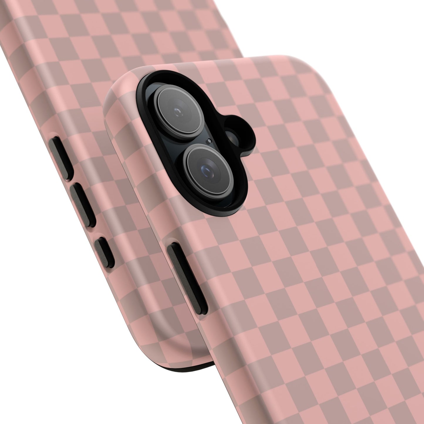 Pink Tan Checkerboard Checkered IPhone Tough Case