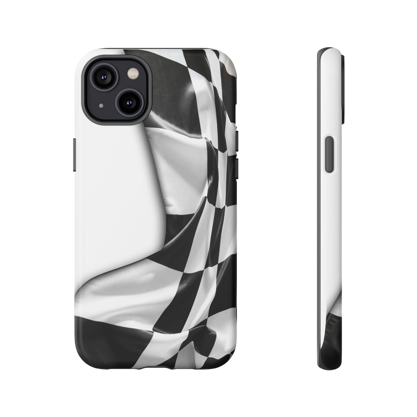 Racing Flag IPhone Case, Checkered Design Race Fans Tough Case
