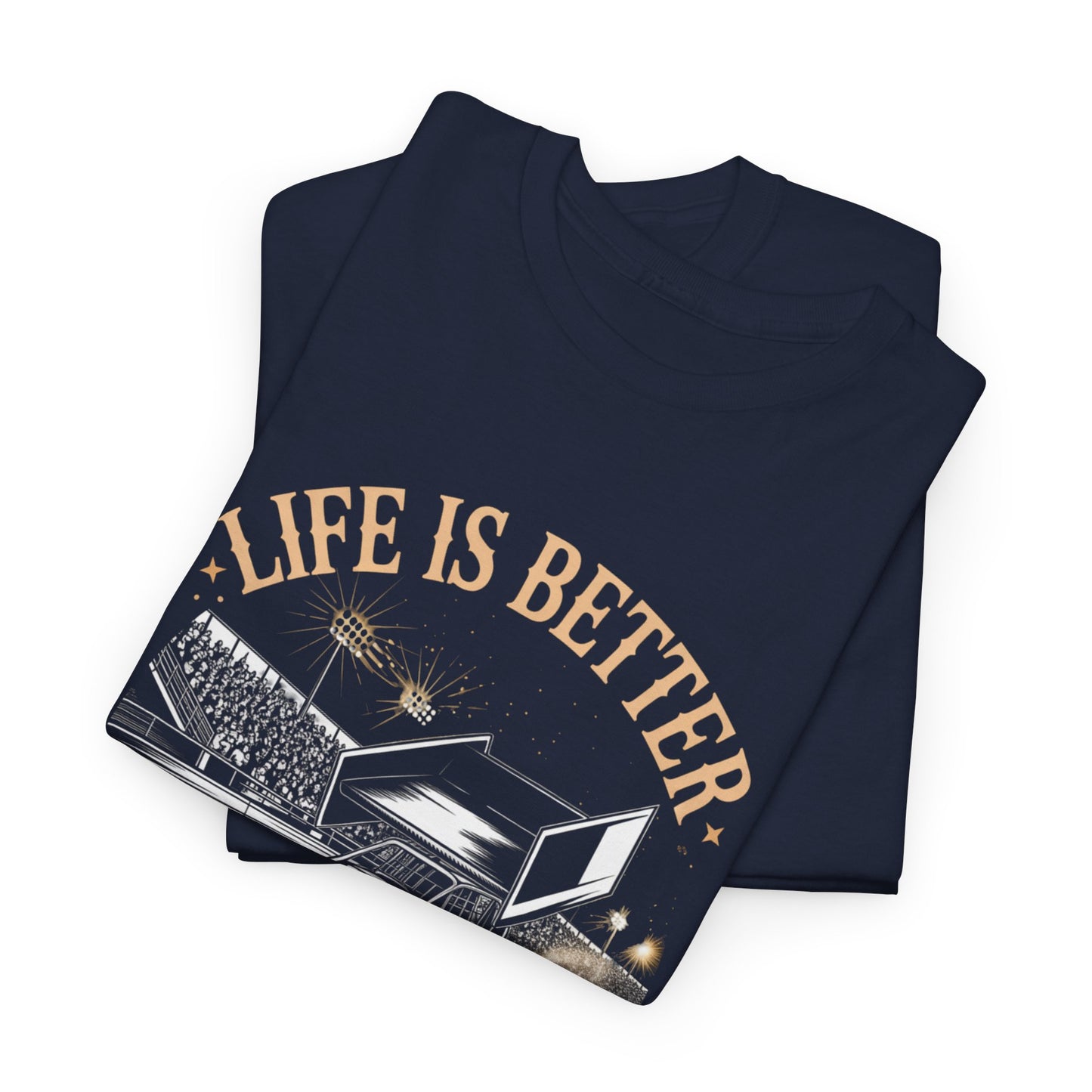 Sprint Car Racing Tee, Life is Better at a Dirt Track T-Shirt, Gift for Race Fans, Motorsports Apparel