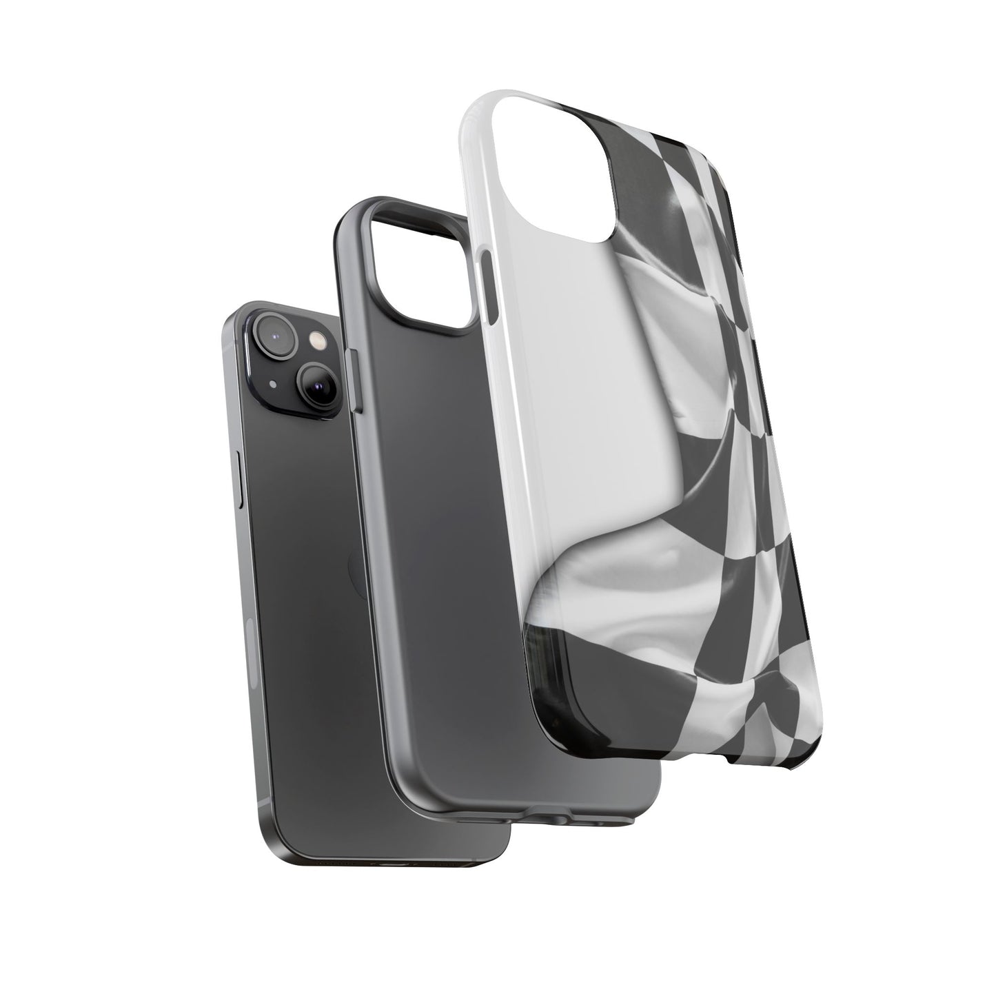 Racing Flag IPhone Case, Checkered Design Race Fans Tough Case