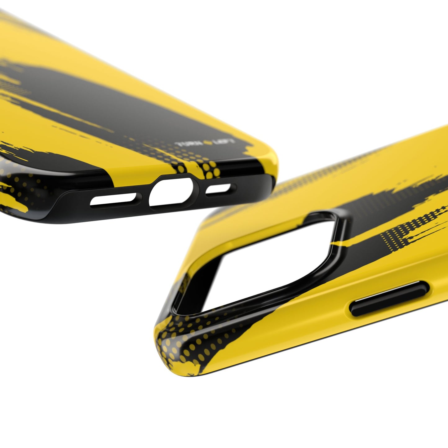 Racing Graphic Yellow Black Tough Phone Cases