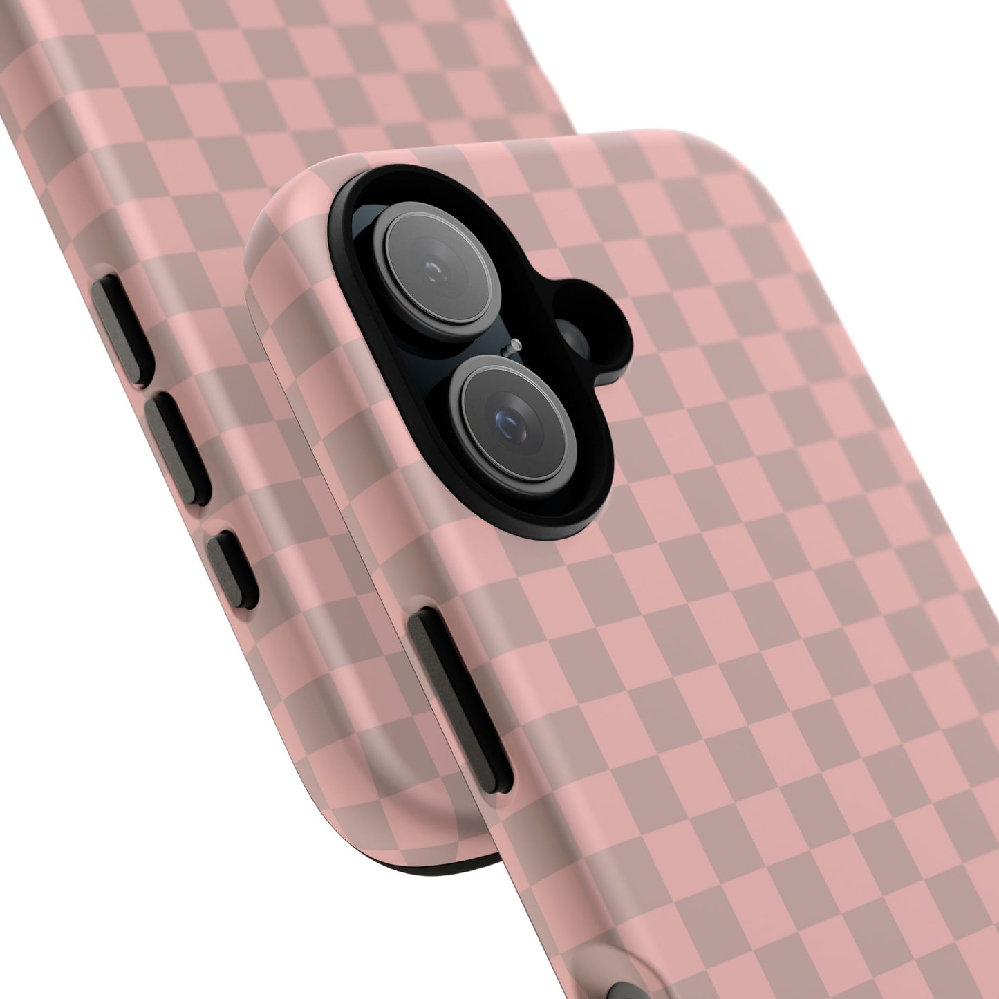 Pink Tan Checkerboard Checkered IPhone Tough Case