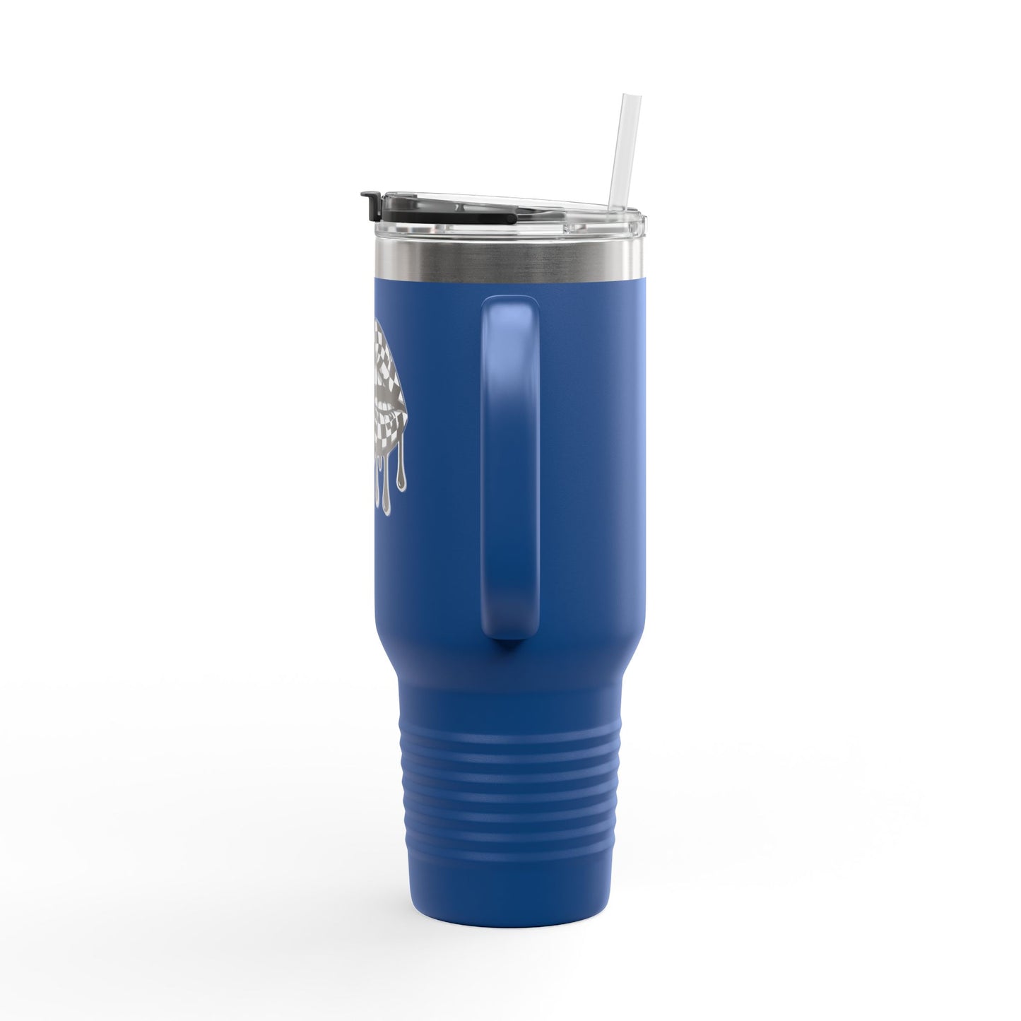 Stylish Insulated Travel Mug, with Dripping Lip Design, Perfect for Coffee Lovers, Gift for Holidays, 40oz, Reusable Tumbler