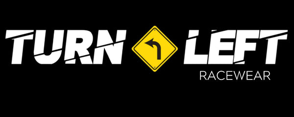 Turn Left T-Shirts Racewear logo