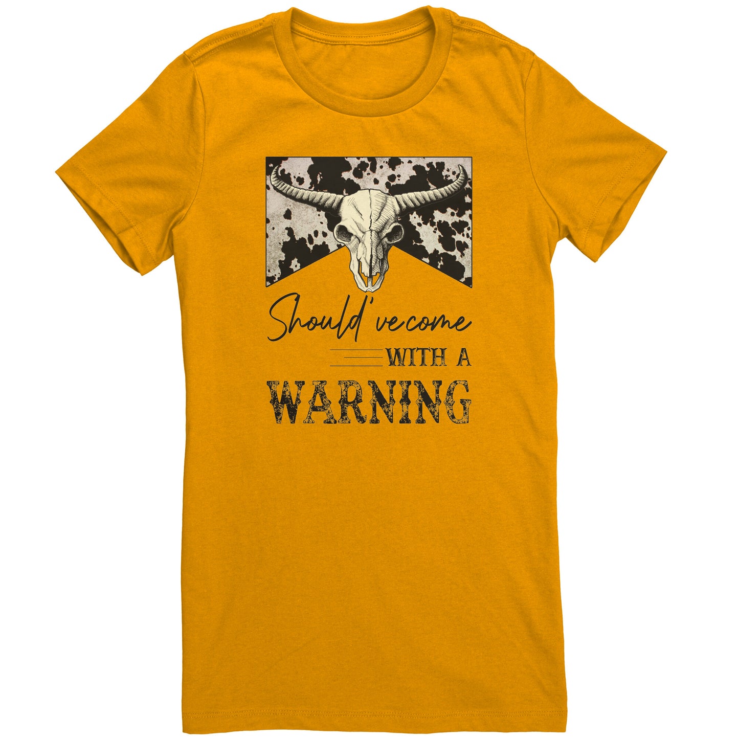 Should've Came With A Warning Slim Fit T-Shirt