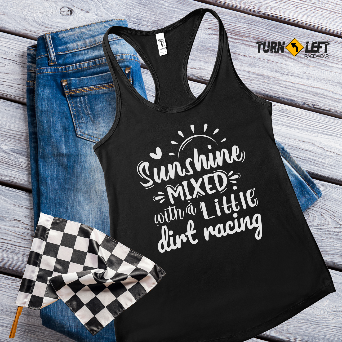 Women's Dirt Track Racing Tank Tops. Race Wife Shirts. Dirt Racing Gifts for women